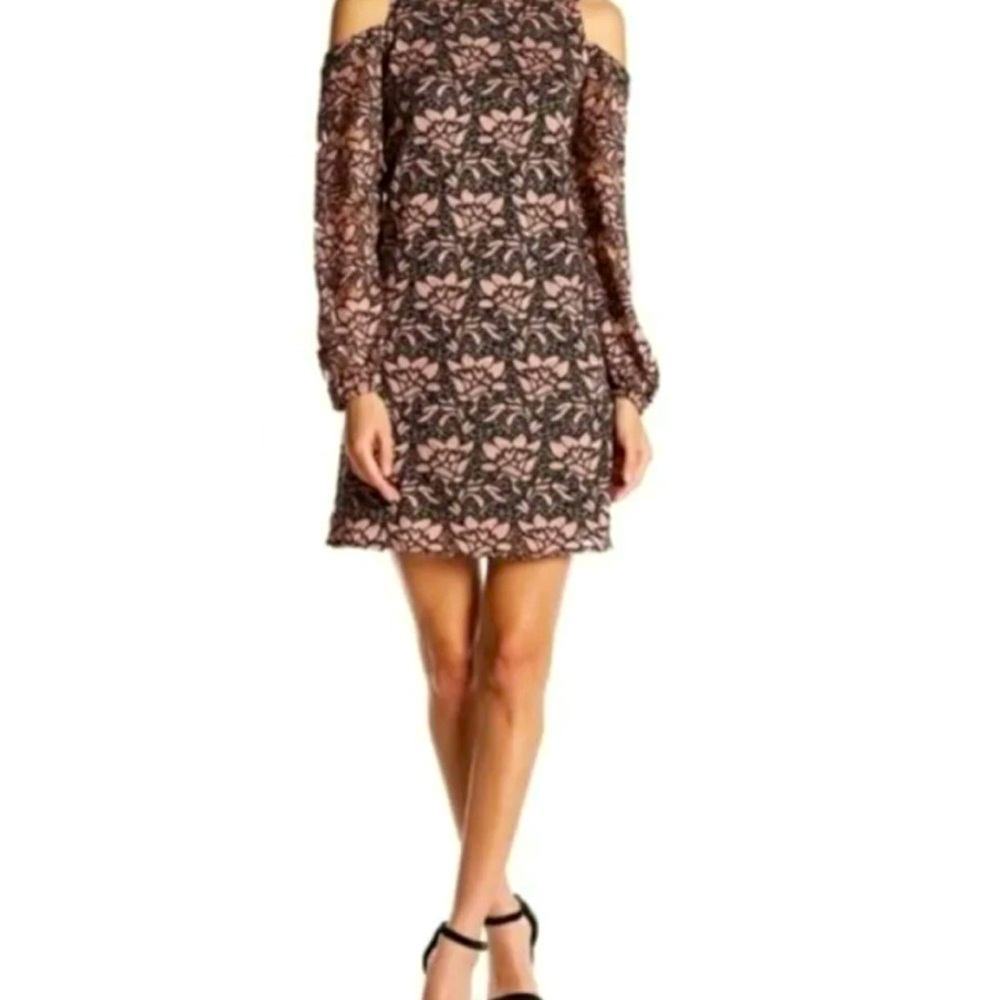 ☀️ Leyden Black Dress and Lace Overlay